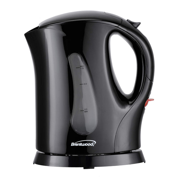 Brentwood BPA-Free 1-Liter Cordless Electric Kettle, Black, One Size (BTWKT1610BK)