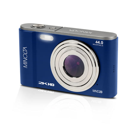 Minolta MND20 44 MP / 2.7K Ultra HD Digital Camera (Blue)