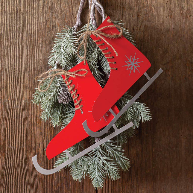Ice Skates Hanging Decor