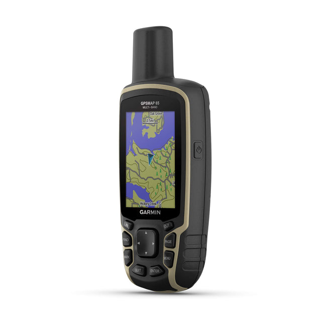 Garmin GPSMAP 65, Button-Operated Handheld with Expanded Satellite Support and Multi-Band Technology, 2.6  Color Display, 010-02451-00
