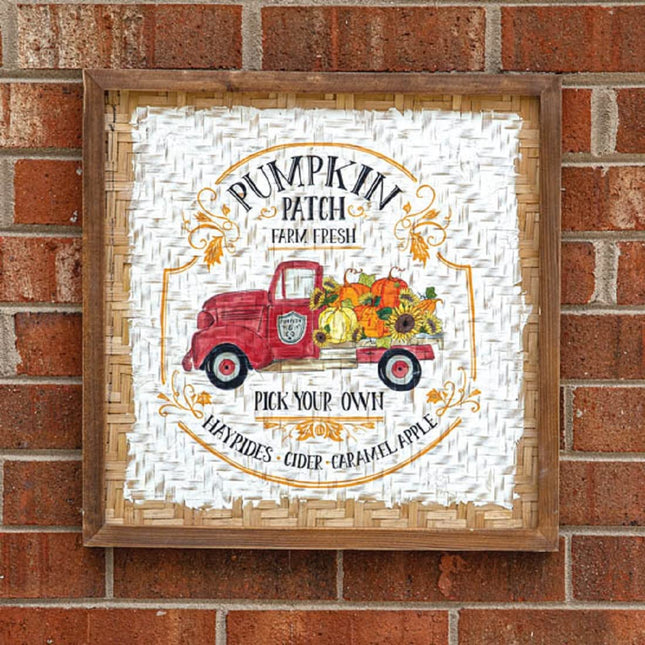 Colonial Tin Works Pumpkin Patch Wall Sign