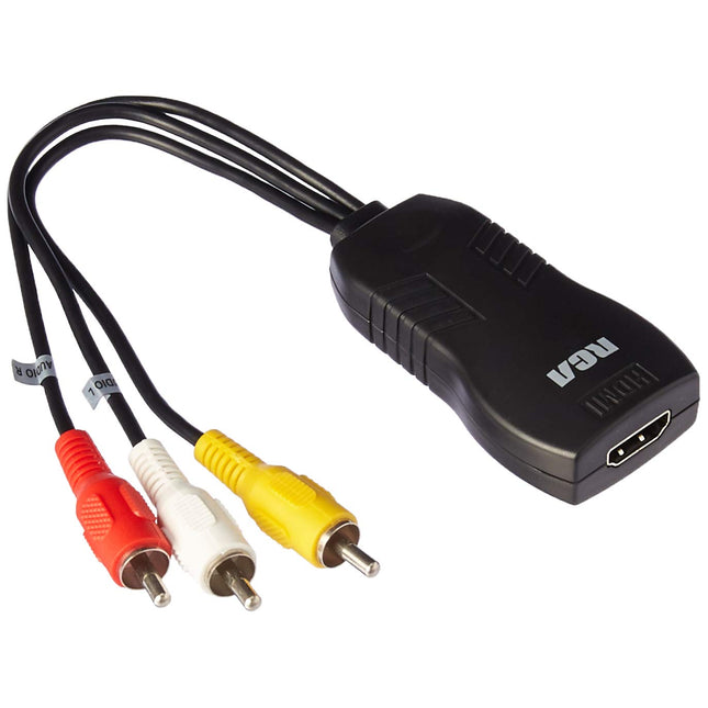 RCA RCA Composite Adapter, Black 7.60  x 4.90  x 1.00