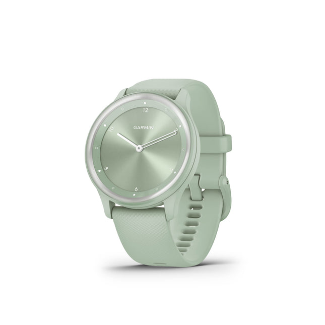 Garmin vivomove Sport, Hybrid Smartwatch, Health and Wellness Features, Touchscreen, Light Green