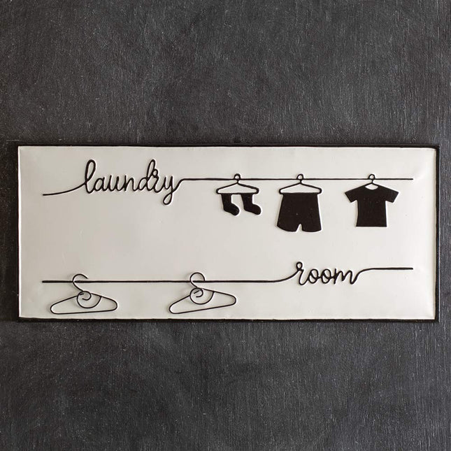 Colonial Tin Works Laundry Room Sign (1)