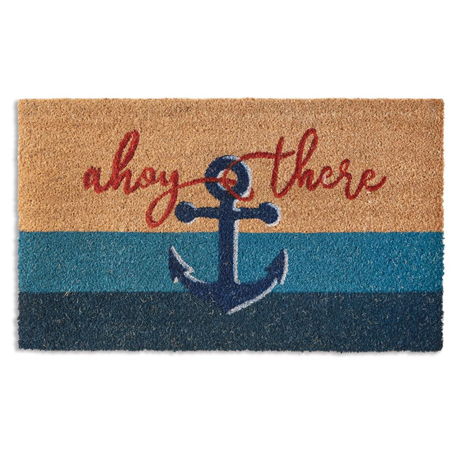 Colonial Tin Works 510468 Ahoy There Nautical Doormat, 30-inch Width