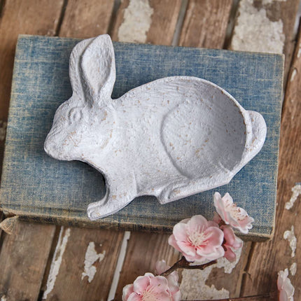 CTW Home Collection 370617 Bunny Trinket Dish, 6.75-inch Width