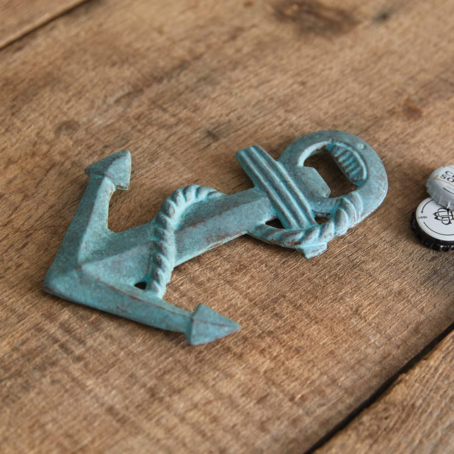 CTW 370765 Verdigris Anchor Bottle Opener, 6.5-inch Height