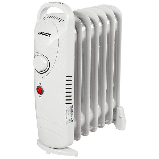 Optimus H-6003 Portable Oil Filled Radiator Heater, Mini, 16 x 6 x 15 inches