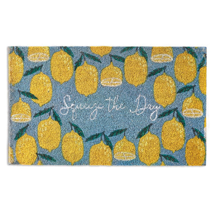 Colonial Tin Works 510465 Squeeze The Day Lemons Doormat, 30-inch Width