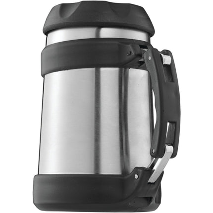 Brentwood Food Jar Vacuum Insulated, 16 oz, Stainless Steel/Black