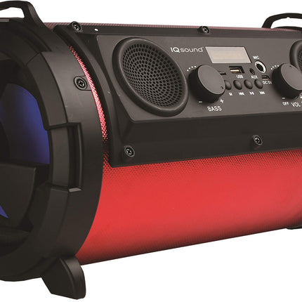 Supersonic IQ-1525BT-RD Wireless Bluetooth Speaker (Red)