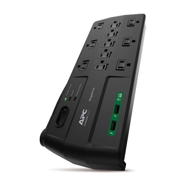 APC Performance Surge Protector with USB Ports, P11U2, 11 Outlet Power Strip, 2880 Joule Surge Protection