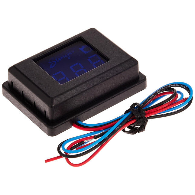 Stinger SVMB Voltage Gauge - Blue Display (Discontinued by Manufacturer)