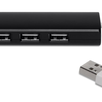 Belkin F4U042BT Ultra-Slim Travel Hub - 4-Port Ultra Slim ,Black