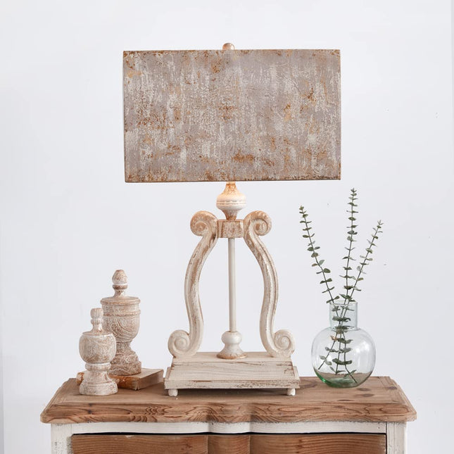 CTW Home Collection Annette Table Lamp, 33-inch Height, Metal Shade, Home, Home Décor