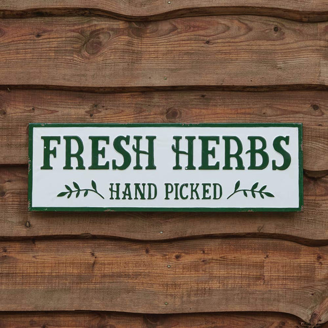CTW Home Collection 770405 Fresh Herbs Sign, 29.5-inch Length