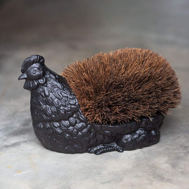 CTW Home Collection 420196 Chicken Boot Scraper, 12.50-Inch Width, Cast Iron