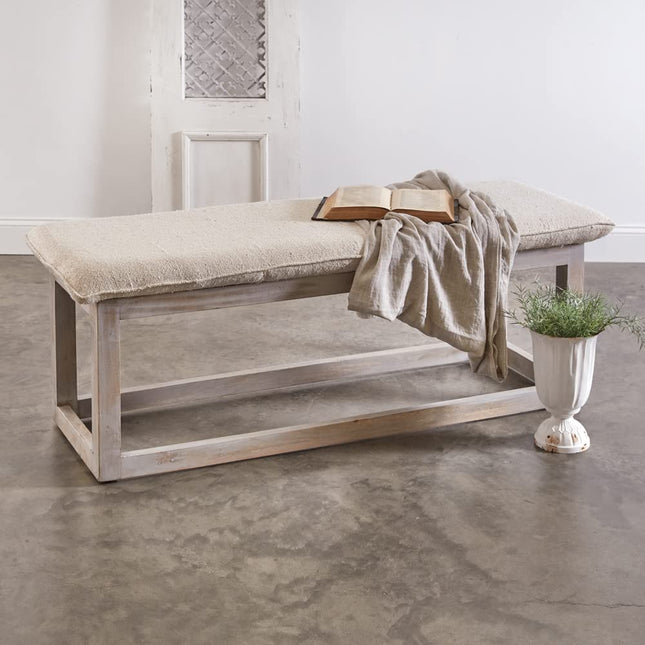 Colonial Tin Works Pillow Top Bench, 55-inch Width