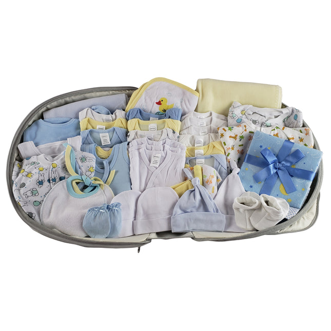 Boys 44 pc Baby Clothing Starter Set with Diaper Bag 808-44-Set