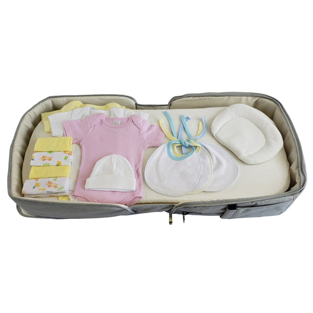 Girls 12 pc Baby Clothing Starter Set with Diaper Bag 808-12-Set