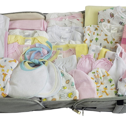 Girls 44 pc Baby Clothing Starter Set with Diaper Bag 808-44-Set