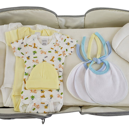 Unisex 12 pc Baby Clothing Starter Set with Diaper Bag 808-12-Set