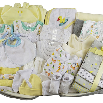 Unisex 62 pc Baby Clothing Starter Set with Diaper Bag 808-62-Set
