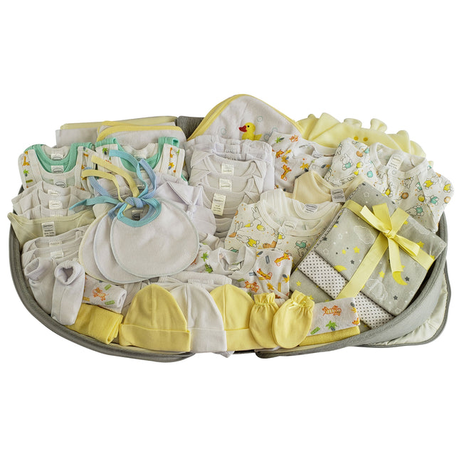 Unisex 80 pc Baby Clothing Starter Set with Diaper Bag 808-80-Set
