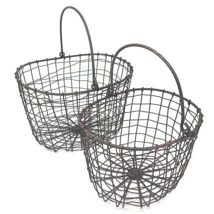 CTW Home Collection Wire Nesting Baskets with Handles, Set of 2