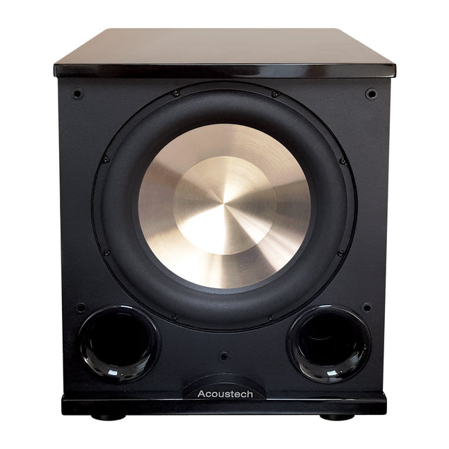 BIC America PL-200II Acoustech PL-200 II Indoor 250-Watt-Continuous Powered Subwoofer, Black