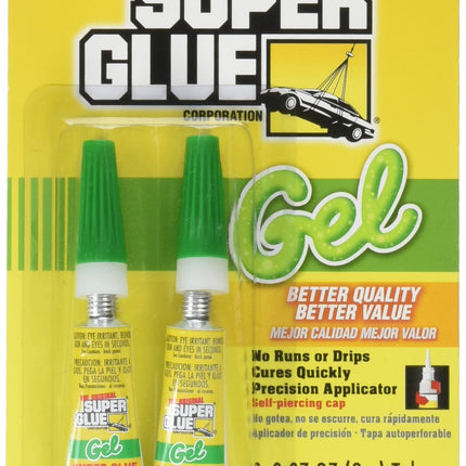 The Original SuperGlue SGG22-12 Thick-Gel Super Glue Tube (Double Pack)