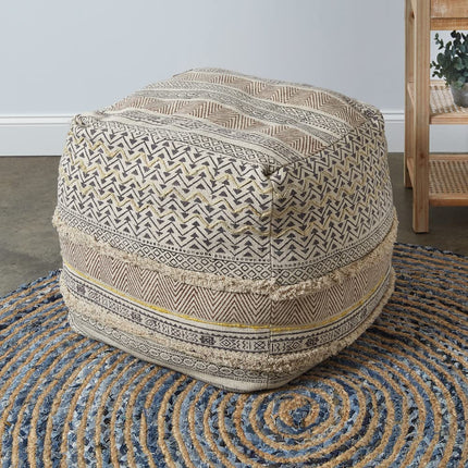 Colonial Tin Works Lina Floor Pouf, 25-inch Width