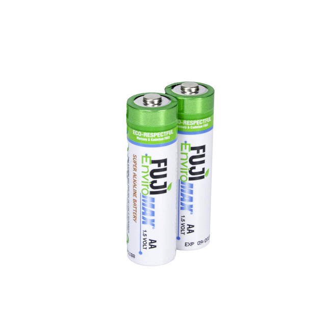 Fuji Enviromax 4300BP2 EnviroMax AA Super Alkaline Batteries (2 Pack), White