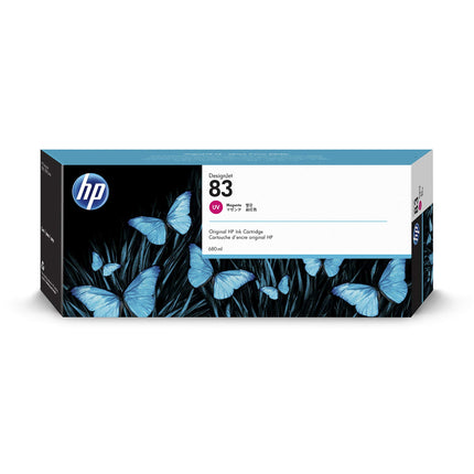 HP 83 C4942A UV Ink Cartridge for DesignJet 5000 series, 680ml, Magenta