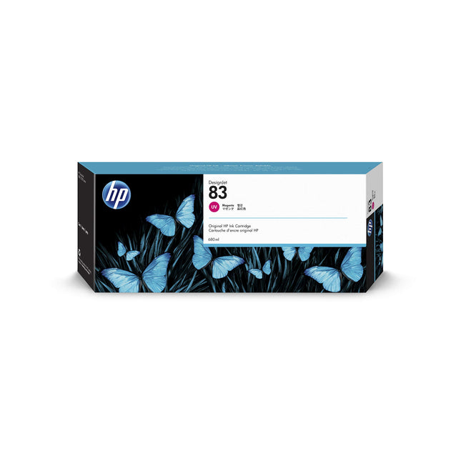 HP 83 C4942A UV Ink Cartridge for DesignJet 5000 series, 680ml, Magenta