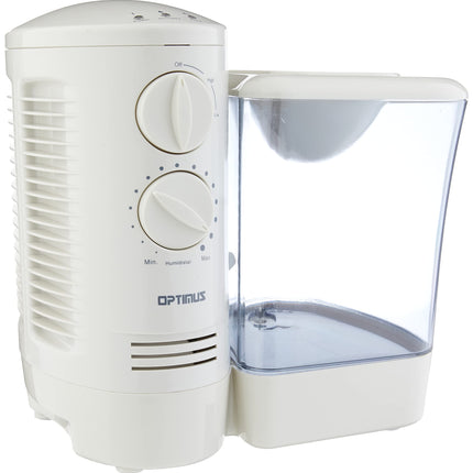 Optimus U-32000 2.5 Gallon Warm Mist Humidifier with Wicking Vapor System,White