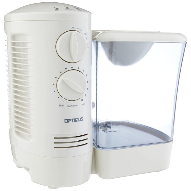 Optimus U-32000 2.5 Gallon Warm Mist Humidifier with Wicking Vapor System,White