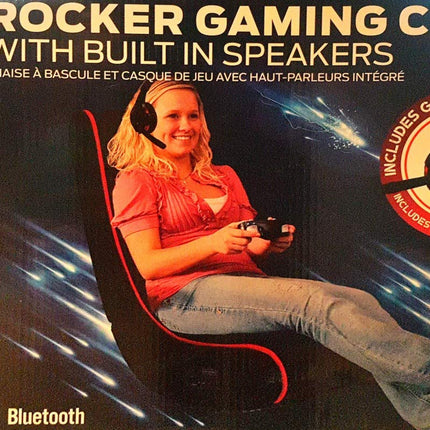 SYLVANIA SCH205-HP Gaming Chair, Black