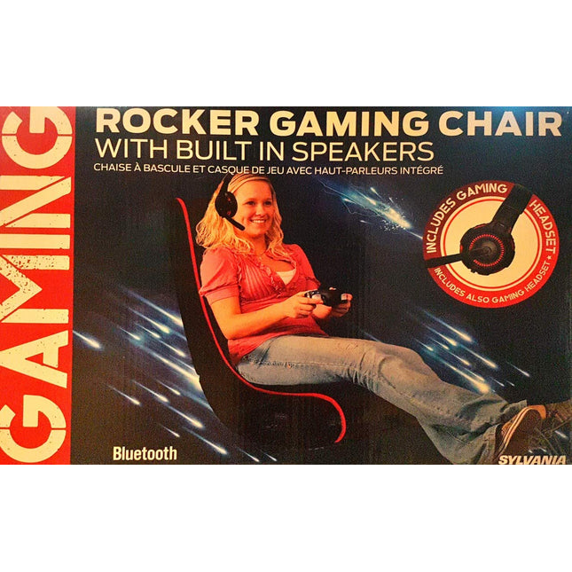 SYLVANIA SCH205-HP Gaming Chair, Black