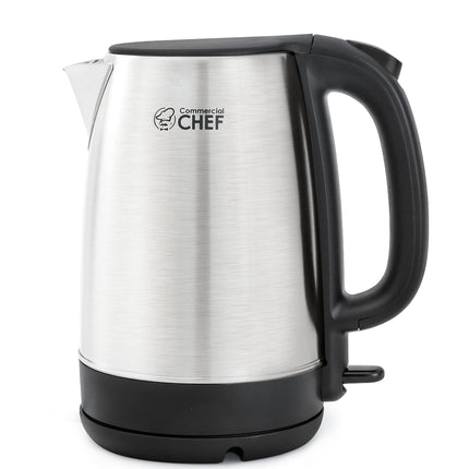 COMMERCIAL CHEF 1.7L Cordless Stainless Steel Kettle
