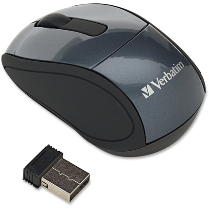 Verbatim Vtm97470 Wireless Mini Travel Mouse Graphite