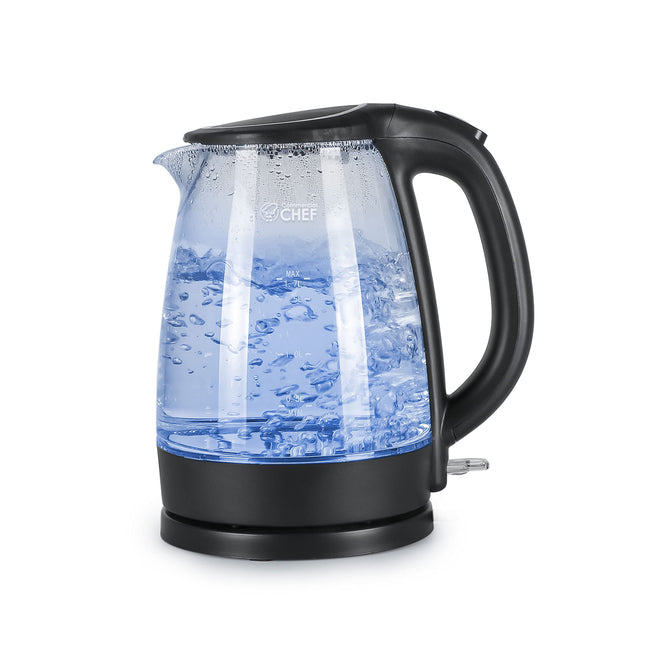 COMMERCIAL CHEF 1.7L Cordless Glass Kettle