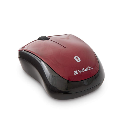 Verbatim Bluetooth Wireless Tablet Multi-Trac Blue LED Mouse - Garnet