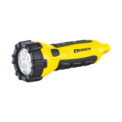 Dorcy 55 Lumen Floating Water Resistant LED Flashlight with Carabineer Clip, Yellow (41-2510)