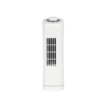 Optimus F-7348WH-F F-7348 3-Speed 50-Watt 14-In. Portable Ultra-Slim Desktop Oscillating Tower Fan (White)