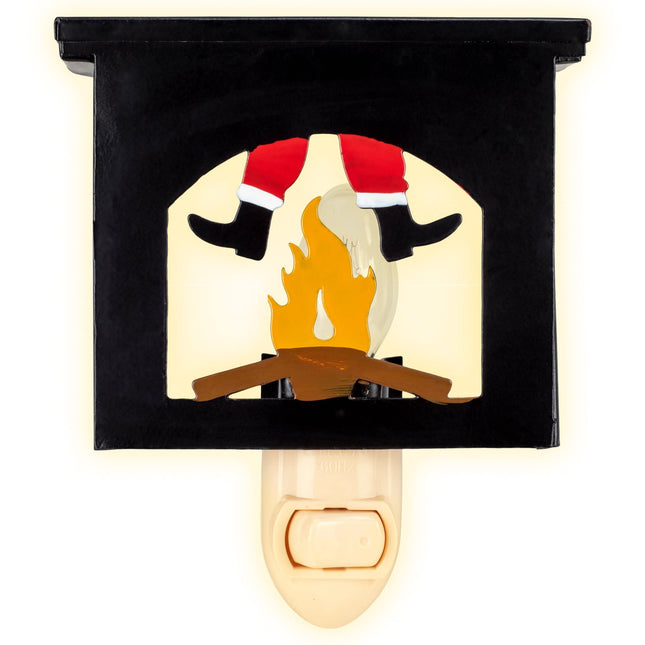 Santa in The Chimney Night Light - Box of 4