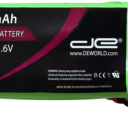 DE4278 800mAh 3.6V NiMH Replacement Battery for Motorola LS-4278 and DS-6878 Symbol Scanners | Replaces The 82-67705-01 and BTRY-LS42RAA0E-01 Batterie