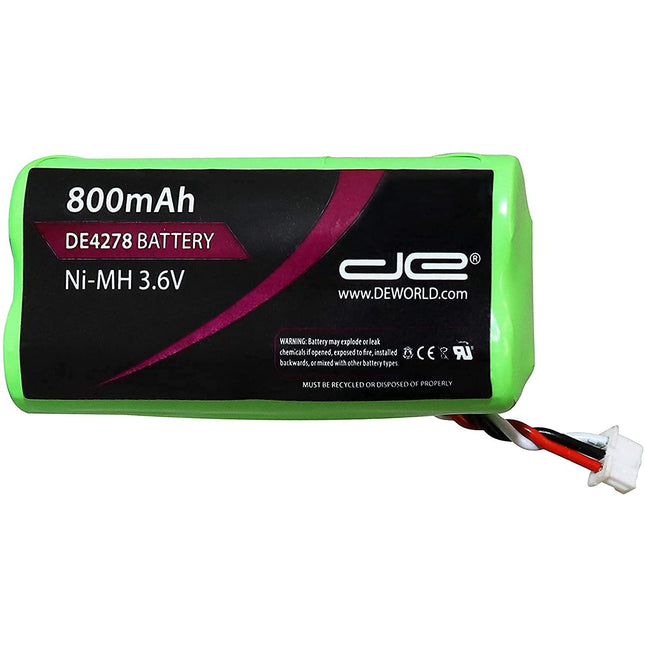 DE4278 800mAh 3.6V NiMH Replacement Battery for Motorola LS-4278 and DS-6878 Symbol Scanners | Replaces The 82-67705-01 and BTRY-LS42RAA0E-01 Batterie