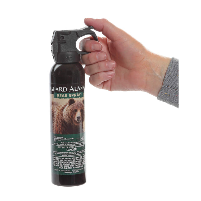 mace Personal Security Products Mace Brand Guard Alaska Maximum Strength Bear Spray - 20’ Powerful Pepper Spray - Mace Spray Self-Defense for Hiking, Camping, and Other Outdoor Activities, Made in USA