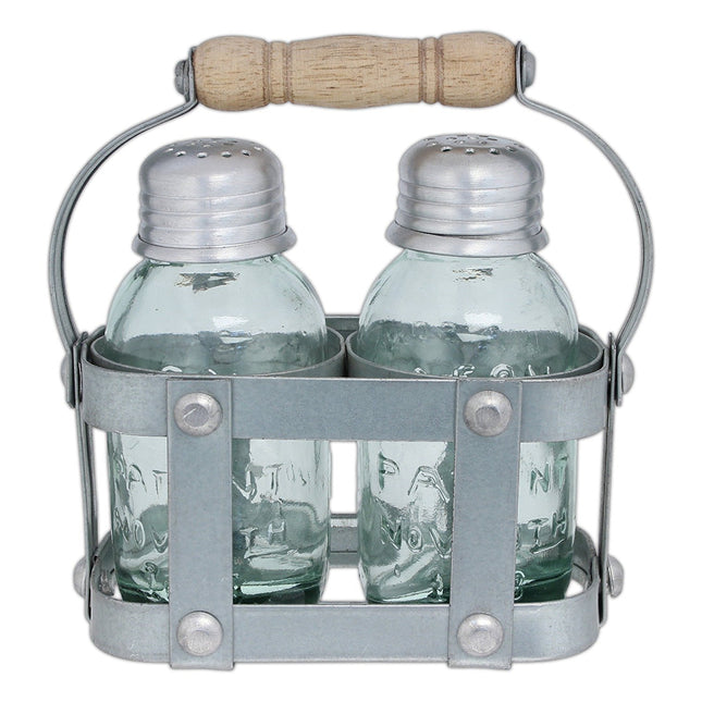 Milk Crate Salt and Pepper Caddy